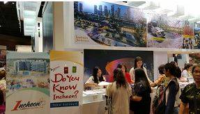 태국국제관광박람회(Thai International Travel Fair)에서 홍보부스 운영 모습